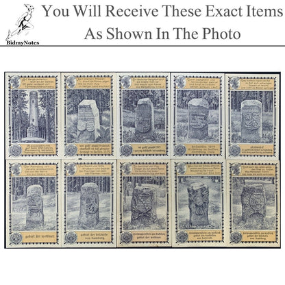 Germany Notgeld LEHESTEN 50 Pfennig 1921 Set 10 pcs