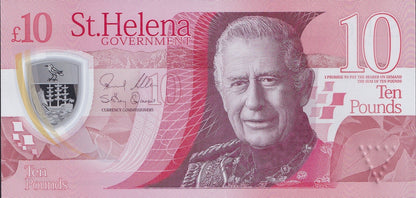 Saint Helena 10 Pounds 2026 P New Polymer UNC