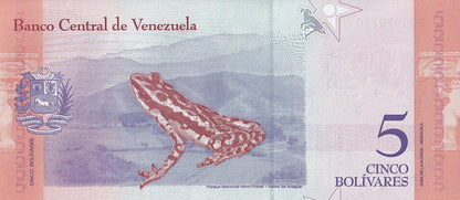 Venezuela 5 Bolivares 2018 P 102 UNC