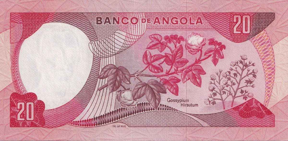 Angola 20 Escudos 1972 P 99 UNC