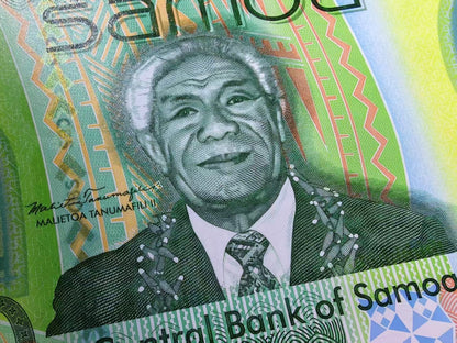 Samoa 50 100 Tala 2025 P New Issue Polymer UNC Set 2 pcs Matching No.