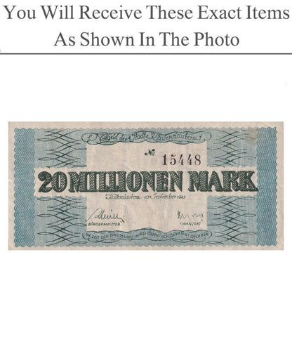 Germany Notgeld KAISERSLATERN 20 Million Mark 1923