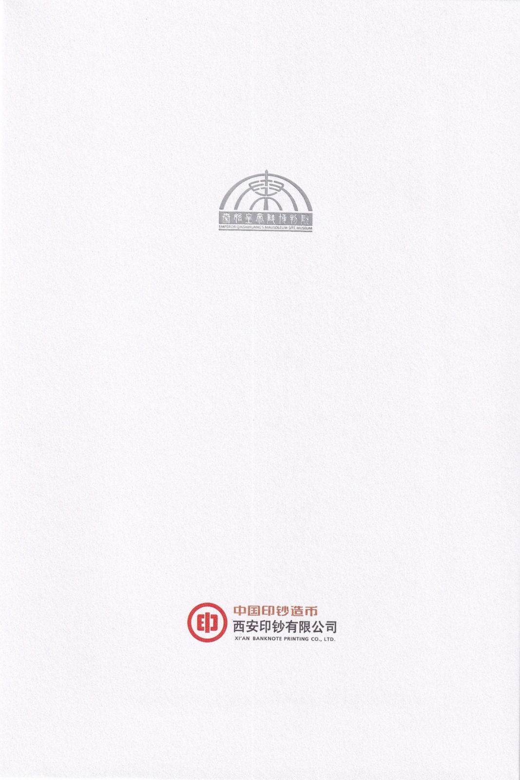 China 2019 40th Emperor Qinshihuang's Terracotta Army COMM. Souvenir UNC W/F