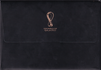 Qatar 22 Riyals 2022 P 39 Polymer World Cup UNC Commemorative With Folder