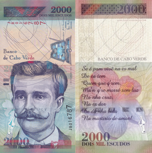 Cape Verde Cabo Verde 2000 Escudos 1999 P 66 UNC