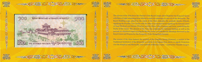 Bhutan 100 Ngultrum 2011 P 35 UNC Commemorative With Folder