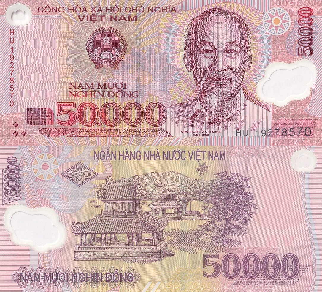 Viet Nam Vietnam 50000 Dong 2019 P 121 Polymer UNC