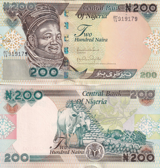 Nigeria 200 Naira 2009 P 29h UNC